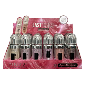 LIP GLOSS LAST TOUCH DIAMOND PINK 21 CX 24 PÇS
