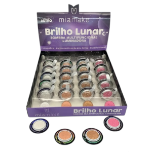 SOMBRA MULTIFUNCIONAL ILUMINADORA MIA MAKE CX 24 PÇS