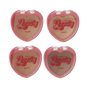 4 UNDS BRONZER COMPACTO LOVELY FENZZA