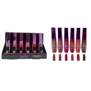 GLOSS LABIAL STUDIO LYRICS CX 24 PÇS