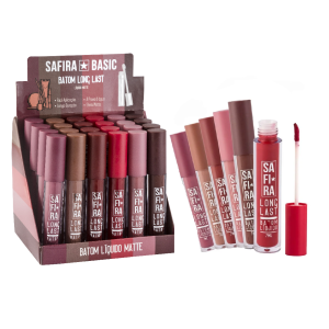 BATOM LONG LAST SAFIRA CX 24 PÇS