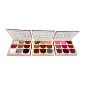 3 UNDS PALETA DE SOMBRAS ROSE 9 CORES AMOR ANJO