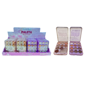 PALETA DE SOMBRAS PINK LOVE AMOR ANJO CX 24 PÇS