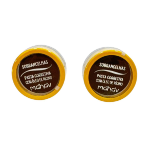 2 UNDS PASTA CORRETIVA SOBRANCELHA MAHAV