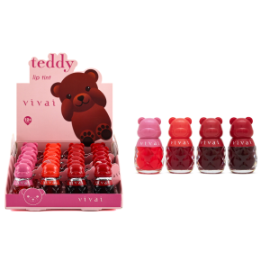 LIP TINT TEDDY VIVAI CX 24 PÇS