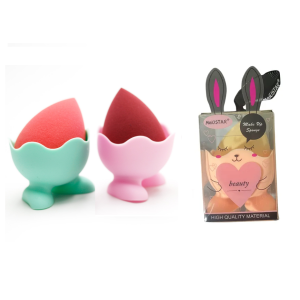 ESPONJA DE MAQUIAGEM COM SUPORTE 