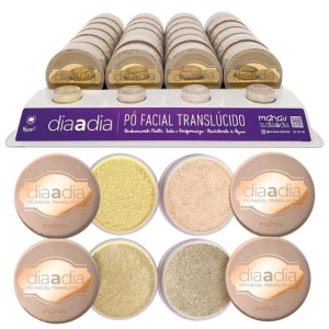 PÓ FACIAL TRANSLÚCIDO POCKET MAHAV CX 24 PÇS