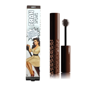MASCARA PARA SOBRANCELHAS ALINHA E PIGMENTA COR 02 FRAN