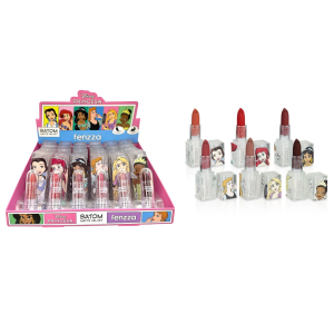 BATOM MATTE VELVET PRINCESA FENZZA CX 24 PÇS