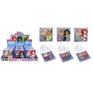 PALETA DE SOMBRAS PRINCESA 4-6 FENZZA CX 24 PÇS