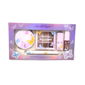 KIT DE MAQUIAGEM ROXA AMOR ANJO