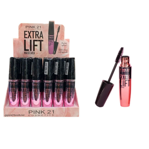 MASCARA PARA CILIOS EXTRA LIFT PINK 21 CX 24 PÇS