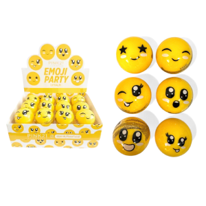 LIP BALM EMOJI PARTY PINK 21 CX 24 PÇS