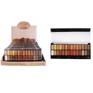 PALETA SOMBRA 28 CORES  BELLE ANGEL CX 12 PÇS