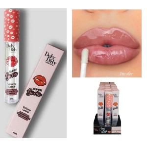 GLOSS LABIAL SUPER BOCÃO DELY DELY CX 18 PÇS