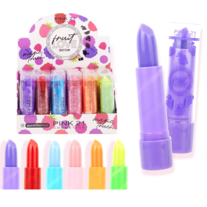 BATOM FRUIT LOVE MAGIC TOUCH PINK 21 CX 24 PÇS