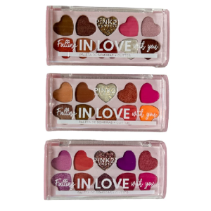 3 UNDS PALETA DE SOMBRAS FALLING IN LOVE PINK 21