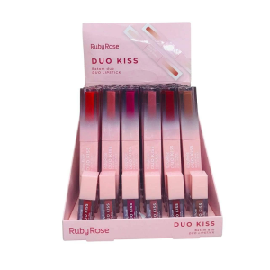 BATOM DUO KISS RUBY ROSE CX 36 PÇS